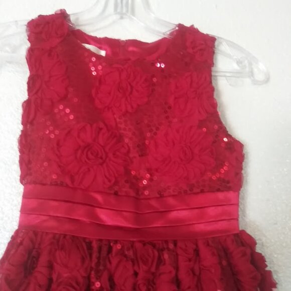 American Princess girls size 8 red sequin dress - Picture 2 of 15